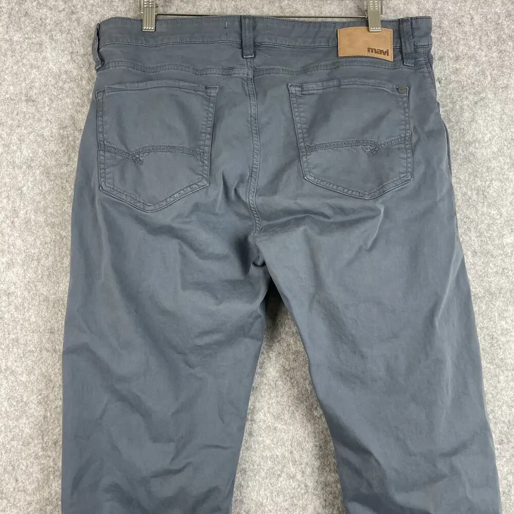 Mavi Zach Straight Leg Pants‎ Mens 36x30 Blue Stretch Casual